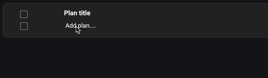 Get started - Paste plan