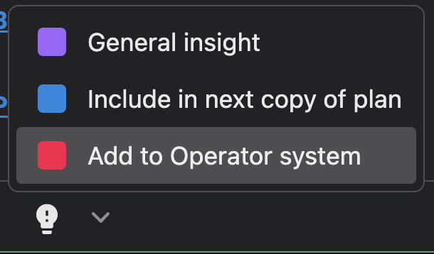 Insights - categories