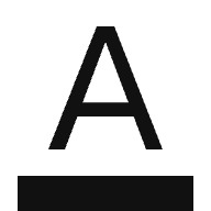 Icon - format color text