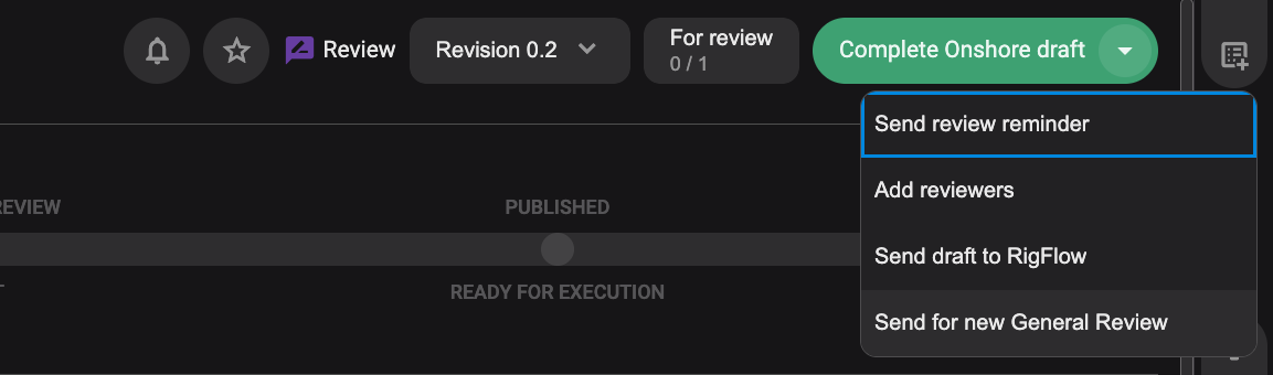 Plan status - Review