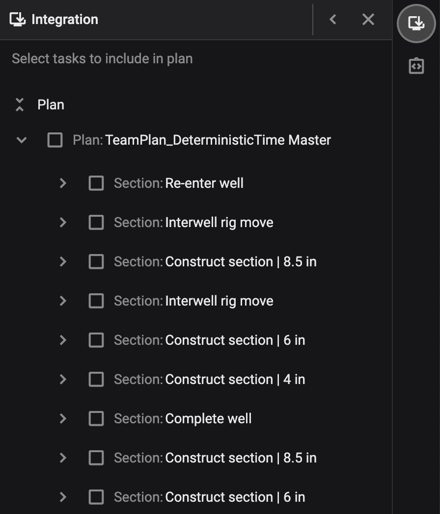 Project Planner Integration
